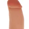 Get Real Silicone Dildo 7 inch w Balls - Силиконовый фаллоимитатор с мошонкой, 18х3.5 см (телесный)