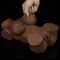 LoveToy Streetgirl's #5 Masturbator Vagina and Torso - реалістичний мастурбатор торс з двома отворами та грудьми, 27 см (коричневий)