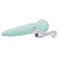 Pillow Talk Sultry Teal - вібромасажер з ротацією та підігрівом, 21х2.8 см (блакитний)