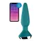 Satisfyer Plug-ilicious 1 - Анальна смарт-пробка, 14х3 см, (зелена)