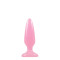 NS Novelties Firefly Pleasure Plug Small - анальная пробка светящаяся в темноте, 8,1х2,8 см (розовая)