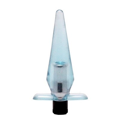 Seven Creations Slimline Butt Plug - Анальная пробка, 8,9х3 см (голубой)