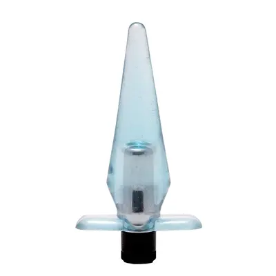Seven Creations Slimline Butt Plug - Анальная пробка, 8,9х3 см (голубой)