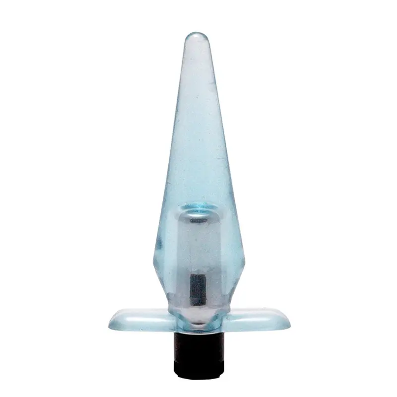 Seven Creations Slimline Butt Plug - Анальная пробка, 8,9х3 см (голубой)