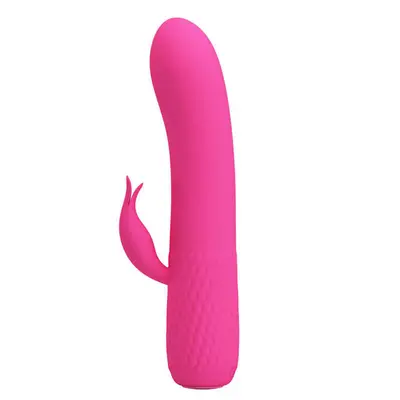 Pretty Love Tim Pink - Маленький вибратор-кролик, 15х2.9 см (розовый)