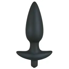 Orion Black Velvet Vibrating Plug Large - Анальная пробка с вибрацией, 17х4 см (черный)