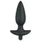 Orion Black Velvet Vibrating Plug Large - Анальна пробка з вібрацією, 17х4 см (чорний)