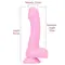 Фалоімітатор з ароматом жуйки - Toyz4lovers Delicious Dildo Bubble Gum, 18,5 см