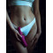 Gvibe Gcandy - Невероятный витой вибратор с клиторальным стимулятором, 13х4.5 см (фиолетовый)