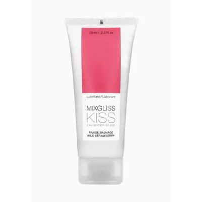 MixGliss Kiss Wild Strawberry – Лубрикант на водній основі, 70 мл