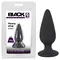Orion Black Velvets Heavy Plug Medium - Анальна пробка, 8,9х3,1 см (чорний)