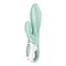 Satisfyer Air Pump Bunny 5+ - Вибратор-кролик с расширением, 20.4х3.6 см (мятный)
