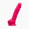 SilexD Vetus Model 1 size 8 in - Фаллоимитатор двухслойный, 21.5х4.2 см., (розовый)