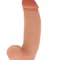 Get Real Silicone Dildo 7 inch w Balls - Силиконовый фаллоимитатор с мошонкой, 18х3.5 см (телесный)