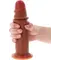 Фалоімітатор Get Real Skin Foreskin Dildo, 19 см