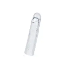 LoveToy Add 1''Flawless Clear Penis Sleeve Clear - Прозора подовжуюча насадка на член, +5 см