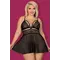 Obsessive 838-BAB -1 babydoll - спокусливий бебі дол, XXL (чорний)