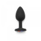 Toy Joy Rainbow Booty Jewel Small - Анальная пробка с радужным кристаллом в основании, 7х2.5 см (S)