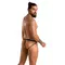 Passion - 034 SLIP OPEN LUKE black - Сексуальні чоловічі труси з сітчастими вставками та відкритою попкою, S/M