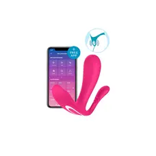 Satisfyer Top Secret + Вібратор з двома моторами для точки G та анальної стимуляції, 11х3 см (рожевий)