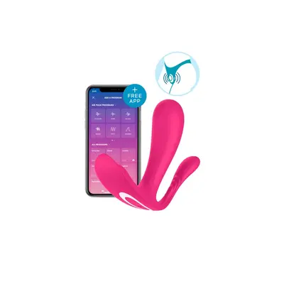 Satisfyer Top Secret + Вібратор з двома моторами для точки G та анальної стимуляції, 11х3 см (рожевий)