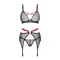 Комплект Obsessive Novenes 3-pcs set, XS/S