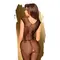 Penthouse Wild catch - Бодистокинг с узором в виде крыльев и бабочки, XL (чёрный)