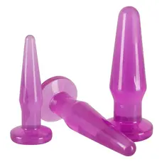 Orion Anal Training Set Lila набор из 3 анальных пробок разного размера