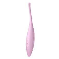 Satisfyer Twirling Joy стимулятор клитора, 18х3.4 см (розовый)