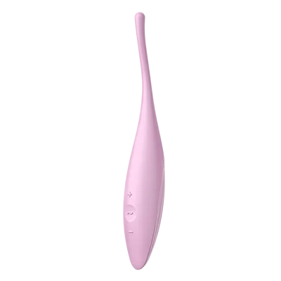 Satisfyer Twirling Joy стимулятор клитора, 18х3.4 см (розовый)
