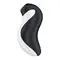 Satisfyer Orca – Вакуумний стимулятор клітора з вібрацією, 11.5 см (чорний з білим)