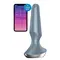 Satisfyer Plug-ilicious 2 - Анальная смарт-пробка, 14х3 см, (серая)