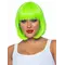 Leg Avenue - 12" Neon short bob wig Neon Green - Перука коротка (неоновий зелений)