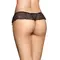 SoftLine - G-String 2501 - Трусики женские, S/M (чёрные)