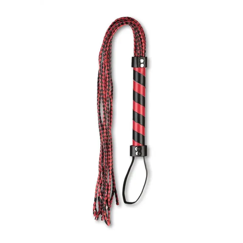 Плеть многохвостовка с черно-красным плетением