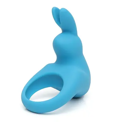 Happy Rabbit Rechargeable Cock Ring - Ерекційне віброкільце, 6,7 см (блакитний)
