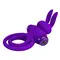 Pretty Love Vibro Penis Ring Bunny III Blue – Эрекционное кольцо, 9,7х4,0 см (фиолетовый)