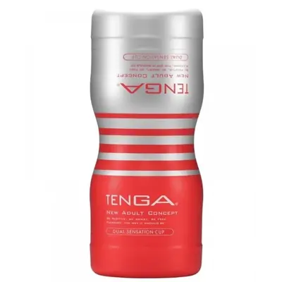 Tenga Dual Feel Cup - мастурбатор двосторонній, 15х4, 5 см