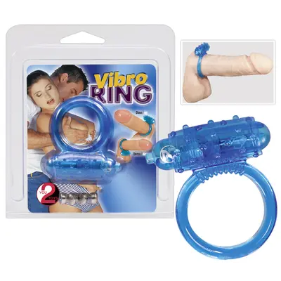 Vibro Ring Silikon Blue - виброкольцо, 5х3 см (синий)