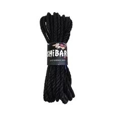Feral Feelings Shibari Rope - Джутова мотузка для Шибарі, 8 м (чорна)