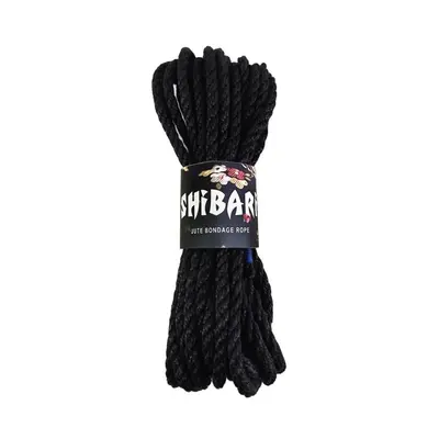 Feral Feelings Shibari Rope - Джутовая веревка для Шибари, 8 м (черная)