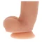 Get Real Silicone Dildo 7 inch w Balls - Силиконовый фаллоимитатор с мошонкой, 18х3.5 см (телесный)