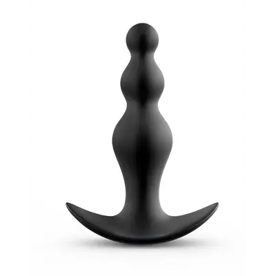 Dorcel Training Beads M - анальна ялинка, 10х3.2 см (чорний)