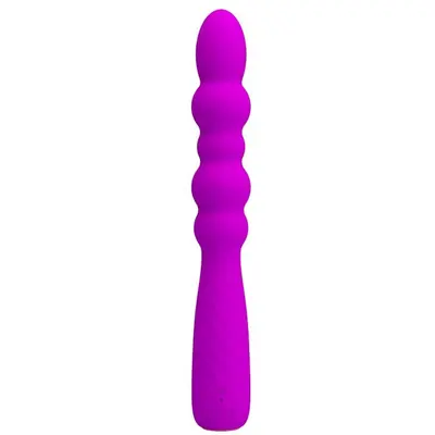 LyBaile Pretty Love Monroe - Рельефный вибратор, 18.5х2.6 см (фиолетовый)