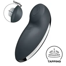 Кліторальний вібратор із пульсацією Satisfyer Tap & Climax 2
