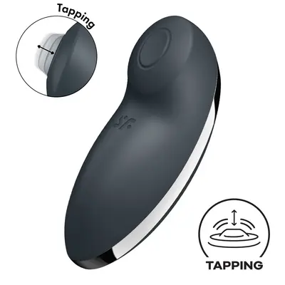 Кліторальний вібратор із пульсацією Satisfyer Tap & Climax 2