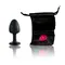 Dorcel Geisha Plug Diamond M анальная пробка со смещенным центром тяжести и кристаллом, 8х3.2 см (белый)