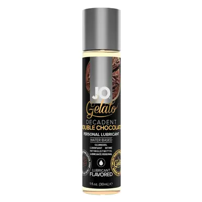 System JO GELATO Double Chocolate - змазка на водній основі, 30 мл.