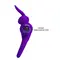 Pretty Love Vibro Penis Ring Bunny III Blue – Эрекционное кольцо, 9,7х4,0 см (фиолетовый)