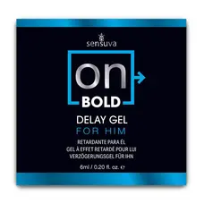 Пробник пролонгатора для чоловіків з солодко-м’ятним смаком Sensuva ON Bold, 6 мл